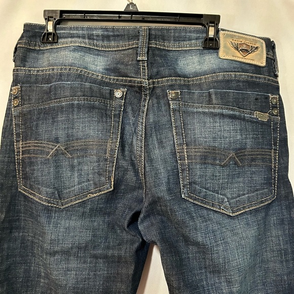 Buffalo David Bitton Blue Relaxed Jeans 34X32. 99% Cotton Men’s - Picture 12 of 15